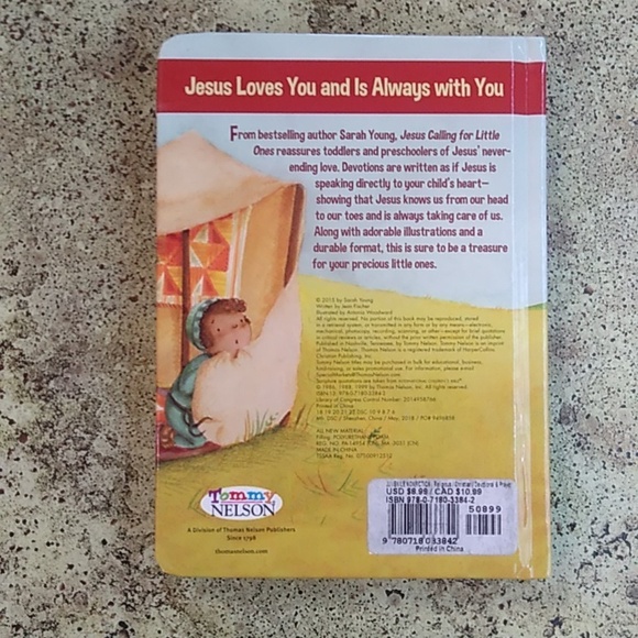 Jesus Calling Little Ones Baby Board Book Daycare Preschool Home Library - Picture 2 of 3